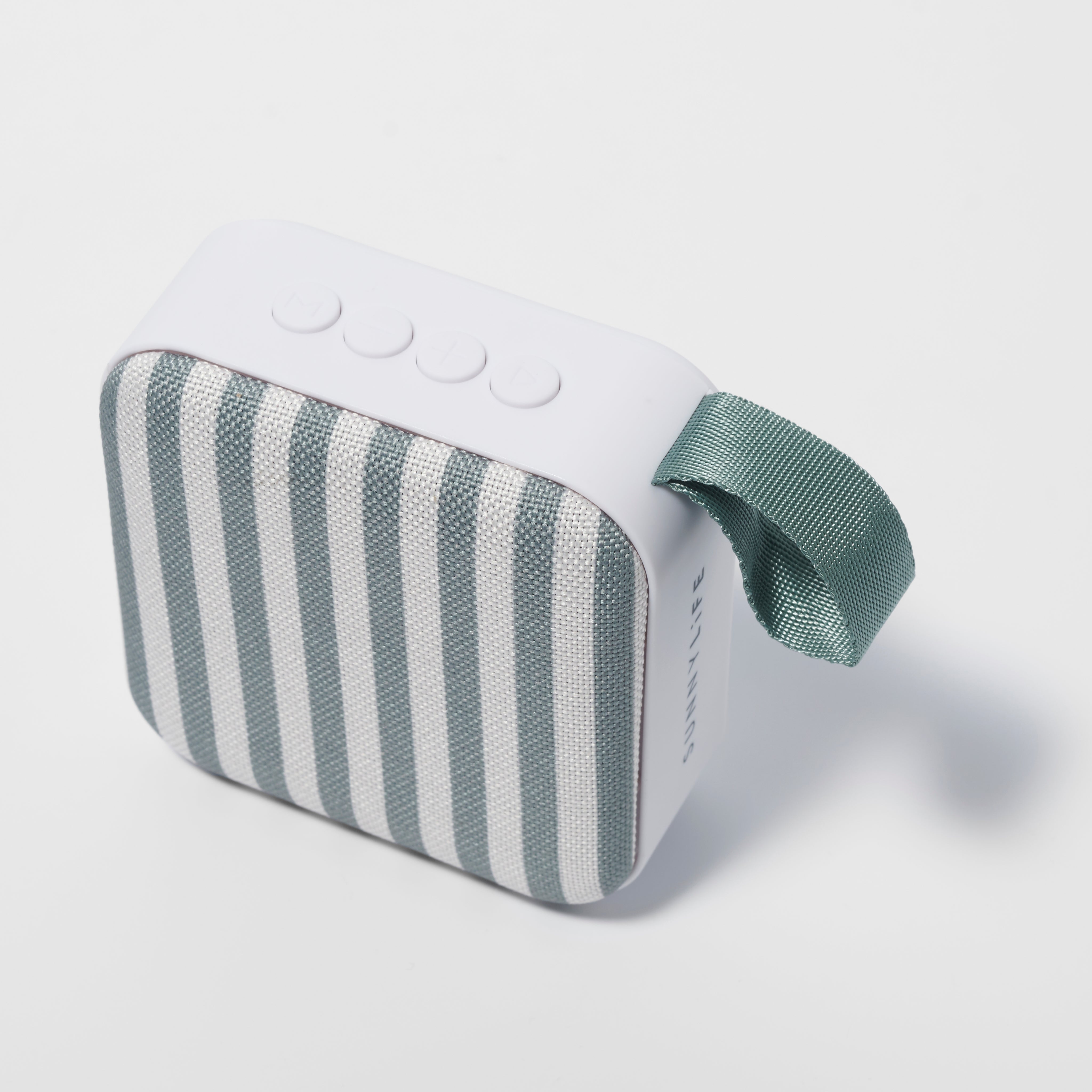sunnylife-portable-travel-speaker-the-vacay-olive-stripe-sunl-s41tsoli