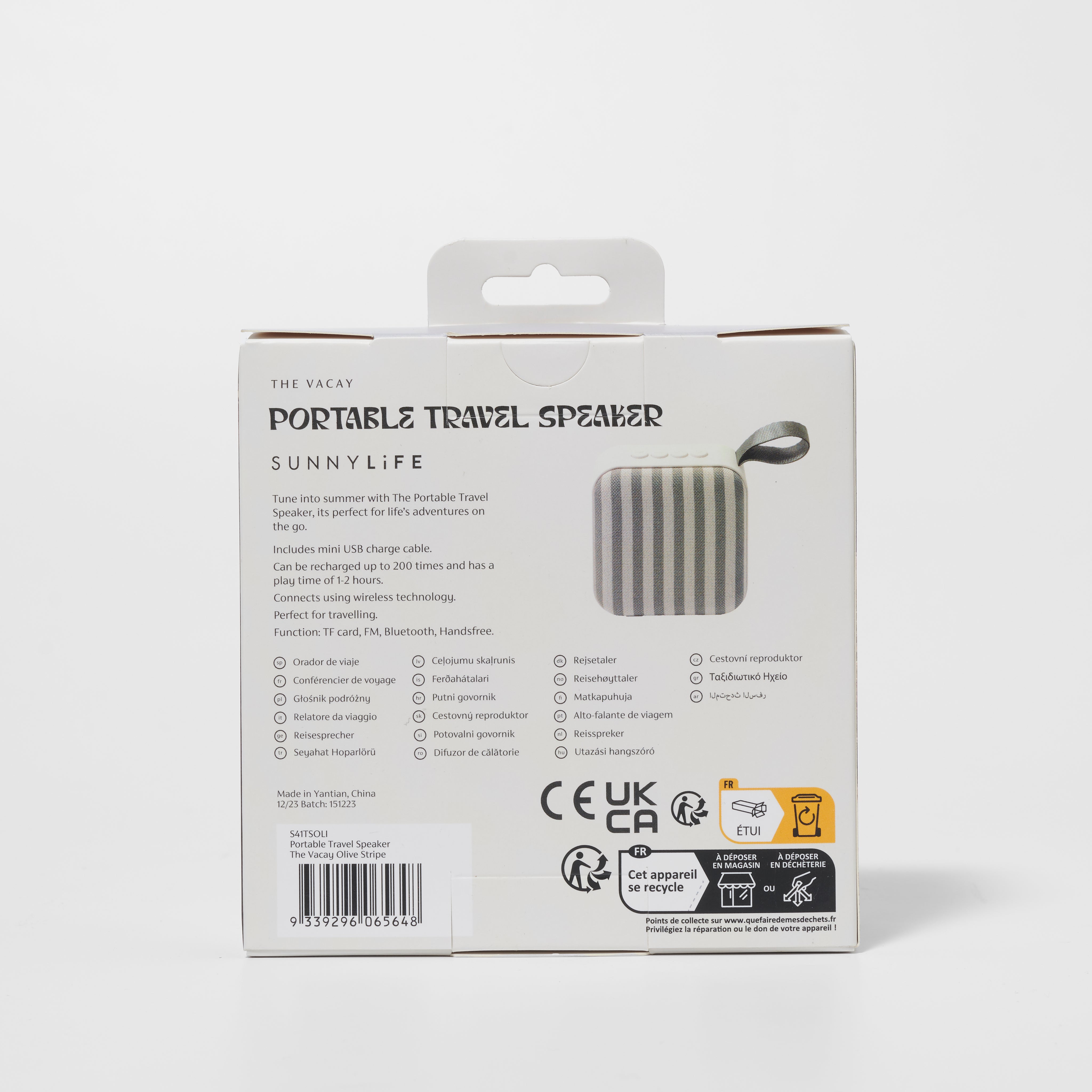 sunnylife-portable-travel-speaker-the-vacay-olive-stripe-sunl-s41tsoli