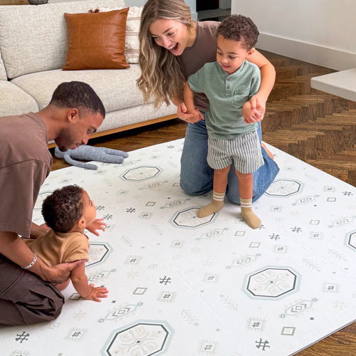 Toddlekind Prettier Puzzle Playmat Amira Seagrass 120x180cm - 6 Tiles & 12 Edging Borders