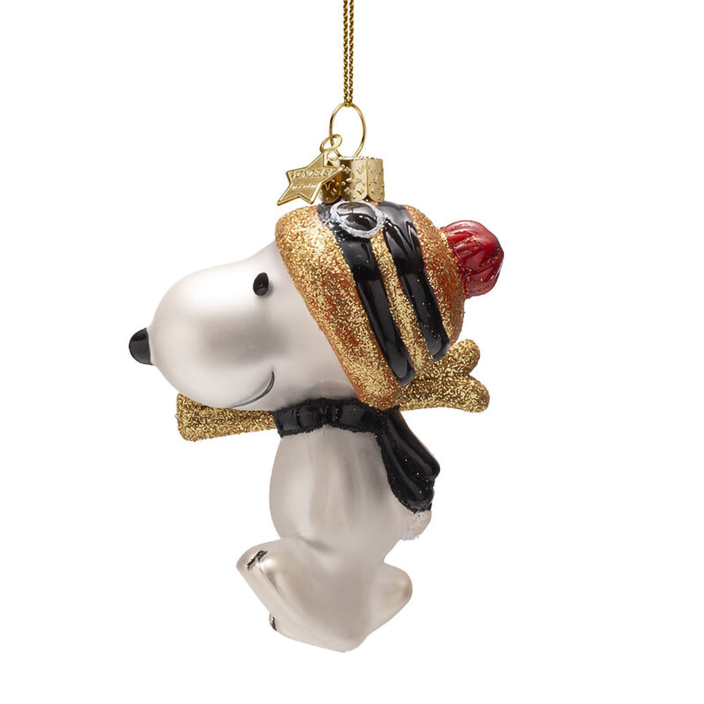 vondels-ornament-glass-snoopy-peanuts-w-skis-h11cm-w-box