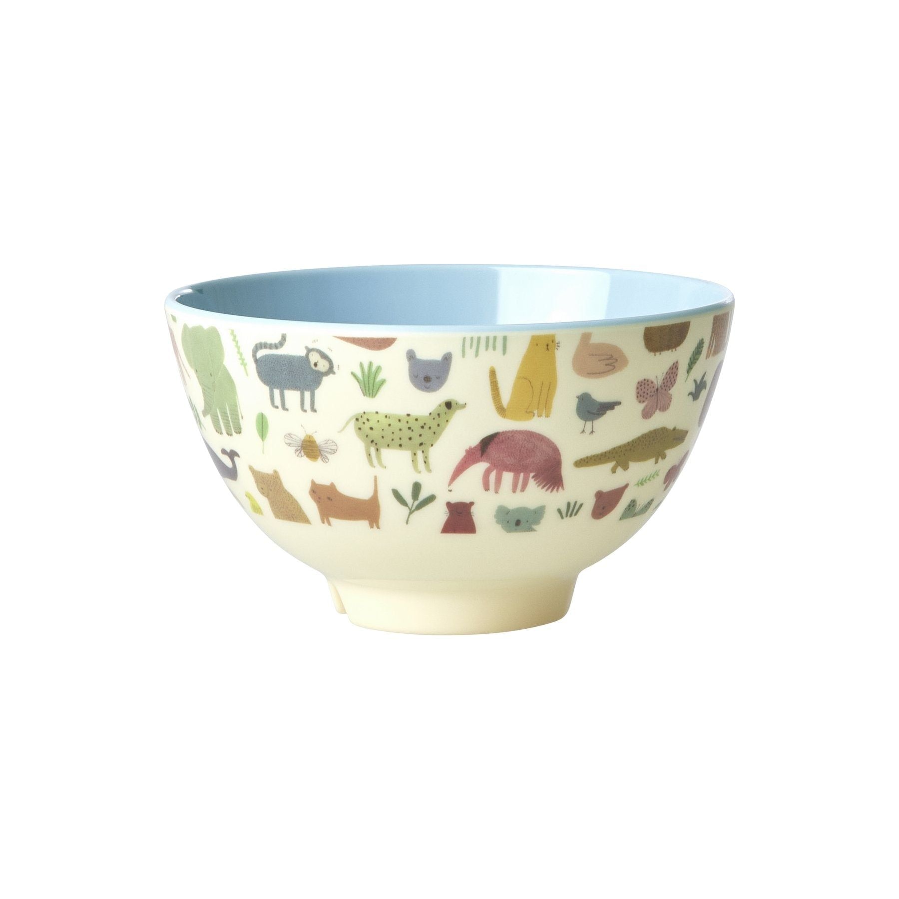 rice-dk-melamine-bowl-with-sweet-jungle-print-dusty-blue-small-300ml-kitchen-rice-melbw-sswjunmi