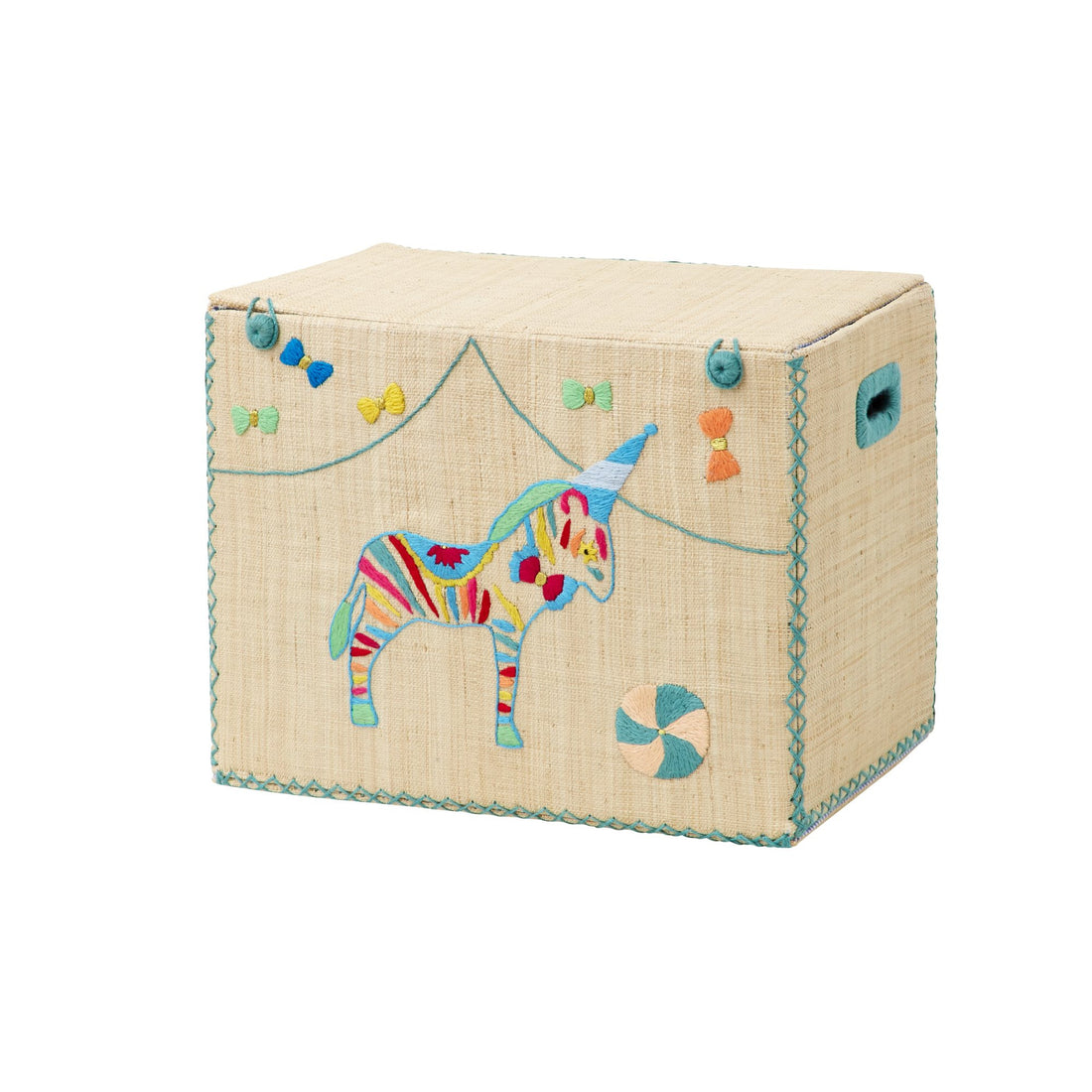 rice-dk-zebra-small-foldable-basket-in-circus-design-decor-storage-bshou-scirc-01