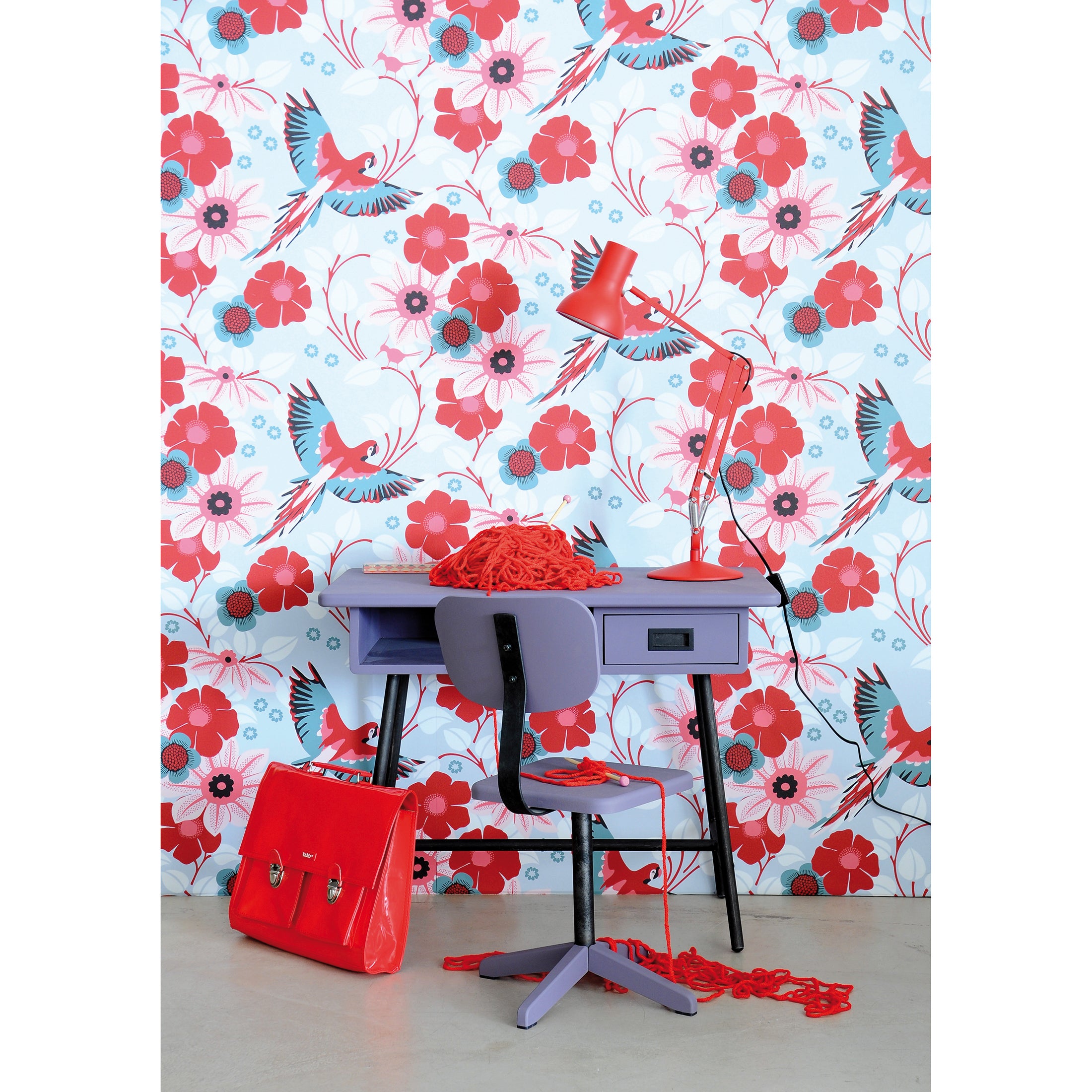 Laurette Bureau La Classe Desk and Chair Purple (Pre-Order; Est. Delivery in 3-4 Months)