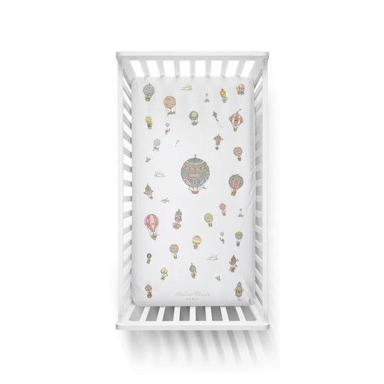 Atelier Choux Fitted Sheet Hot Air Balloons