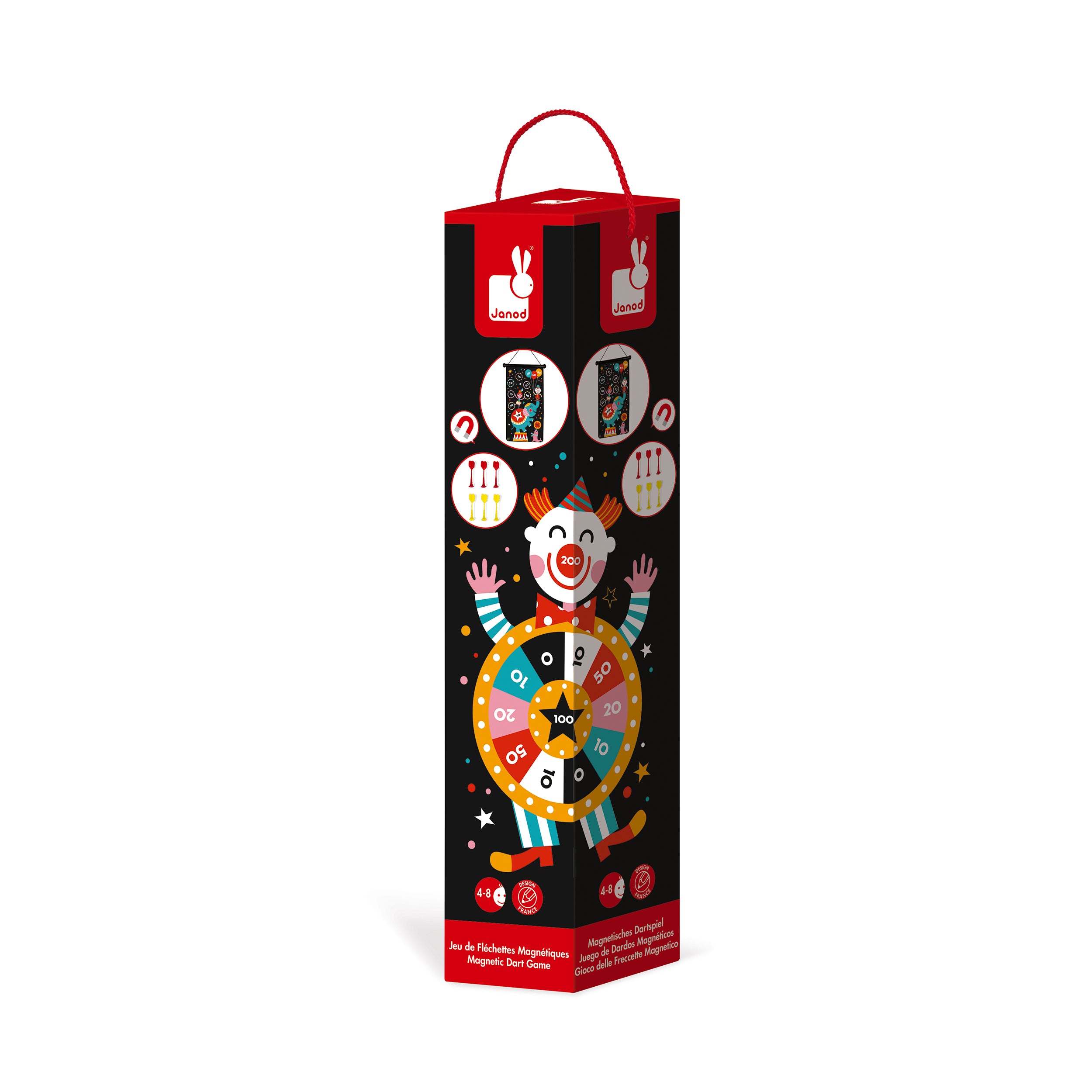 Janod Magnetic Dart Game - Circus