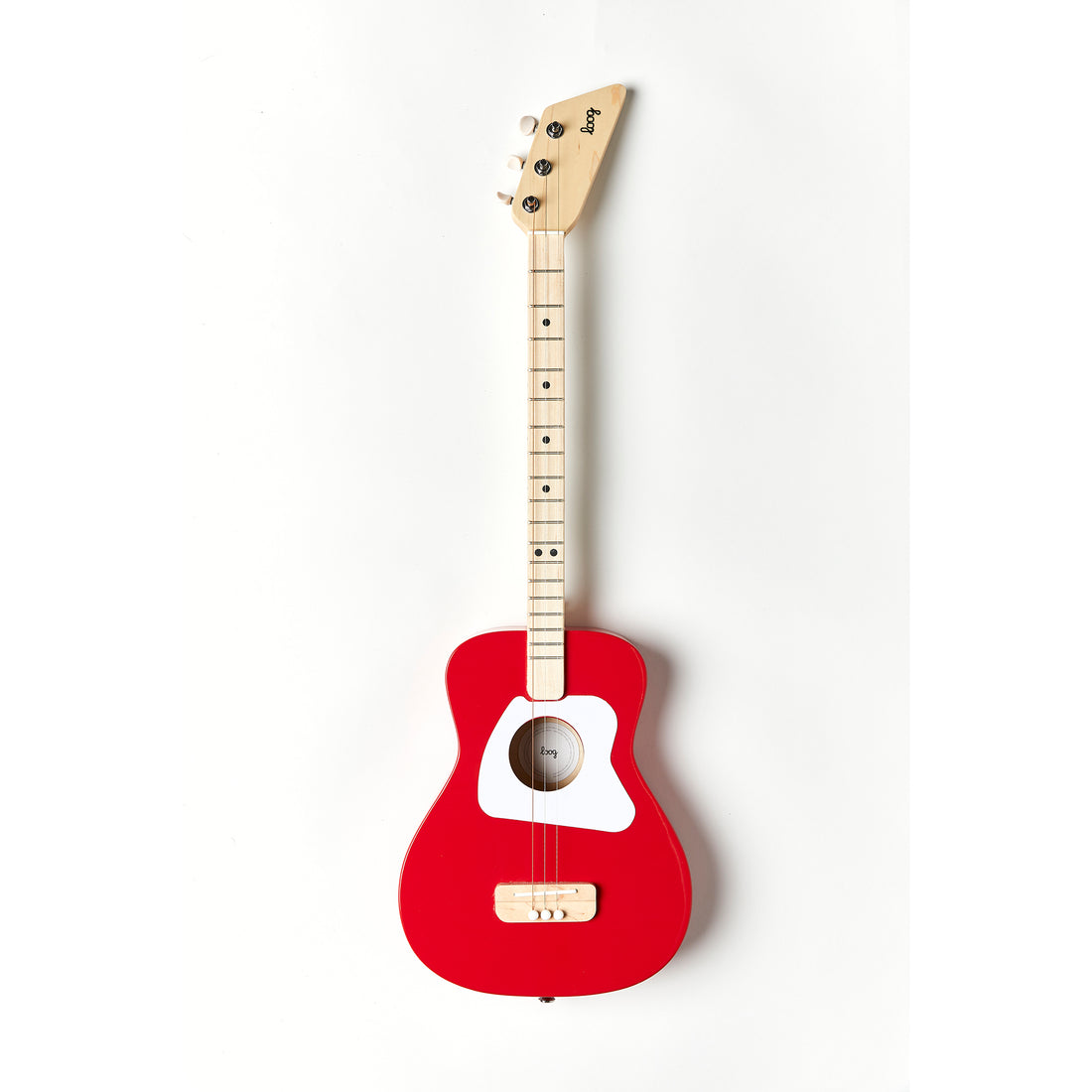 Loog Pro Acoustic Guitar Bundle with Bag, Strap and Wall Hanger (Includes FREE App, Flashcards & Chord Diagram)