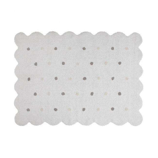 Lorena Canals Galleta White Washable Cotton Rug (Pre-Order; Est. Delivery in 4-8 Weeks)