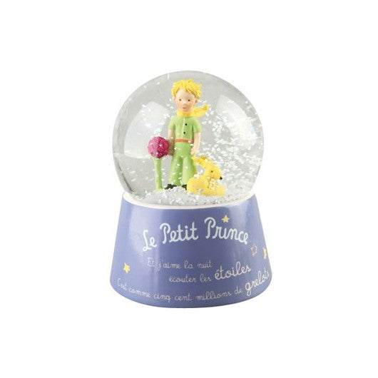 The Little Prince with the Fox Musical Snow Globe