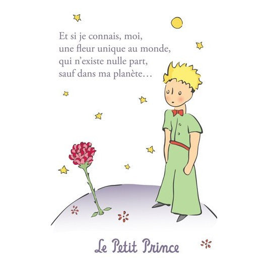The Little Prince Postcard - Rose 2