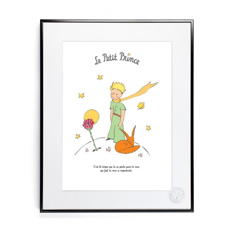 The Little Prince and The Rose 30x40cm Art print