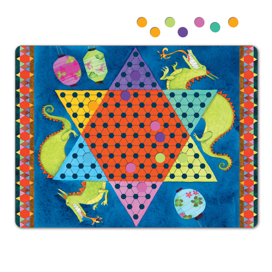 eeBoo Chinese Checkers Magnetic Game