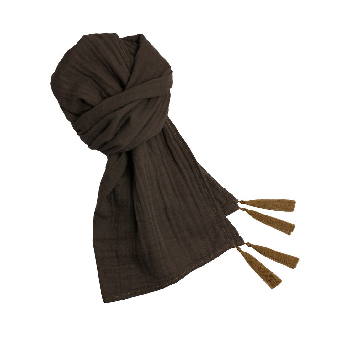 Numero 74 Taupe Woman Scarf