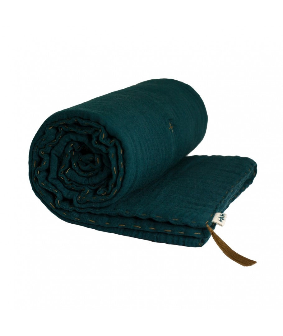 Numero 74 Winter Blanket - Teal Blue