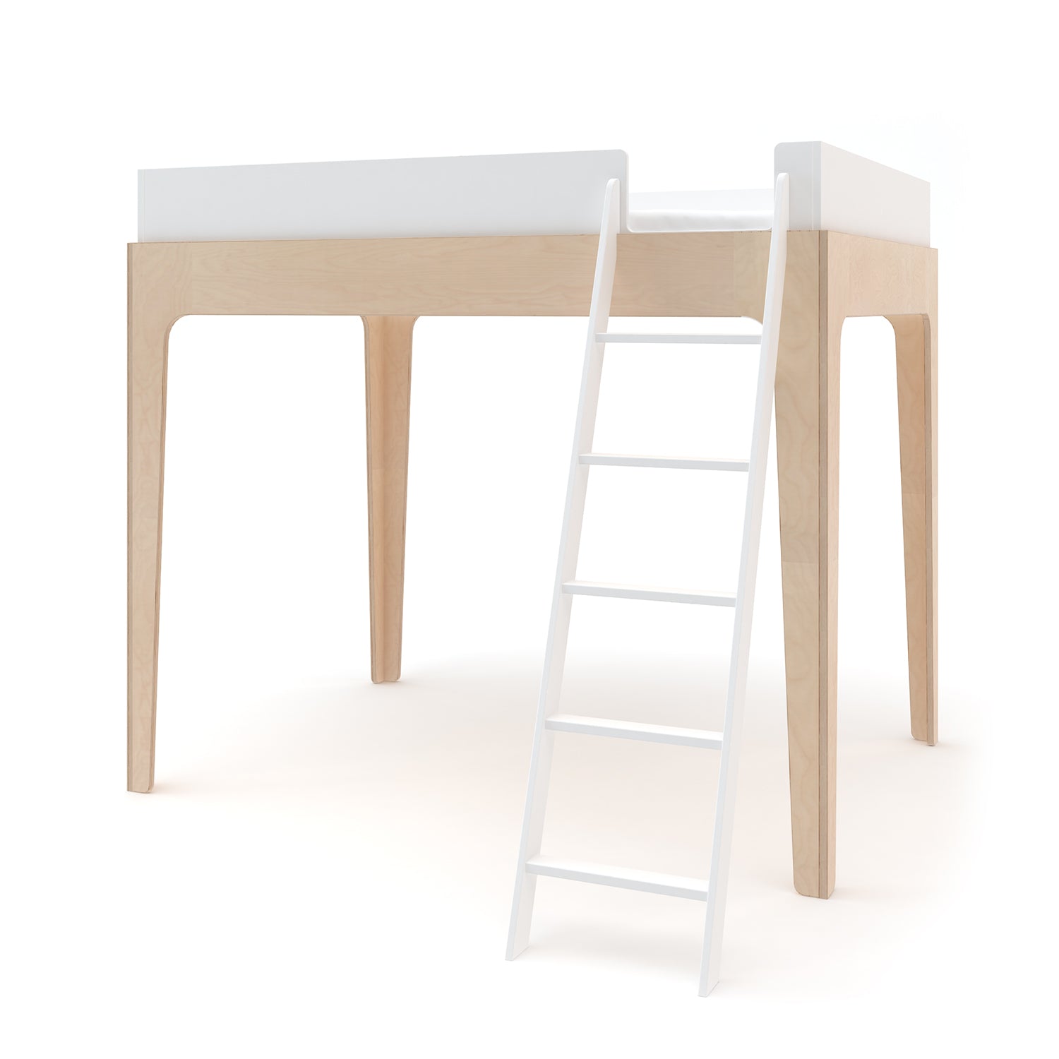 Oeuf Perch Twin Loft Bed Birch