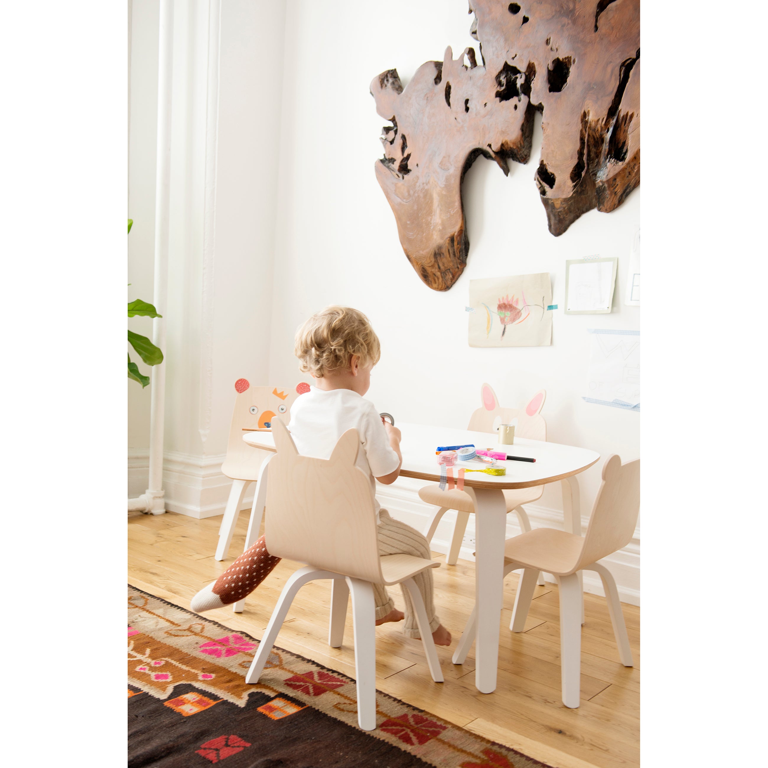 Oeuf Play Table 遊戲枱 白色