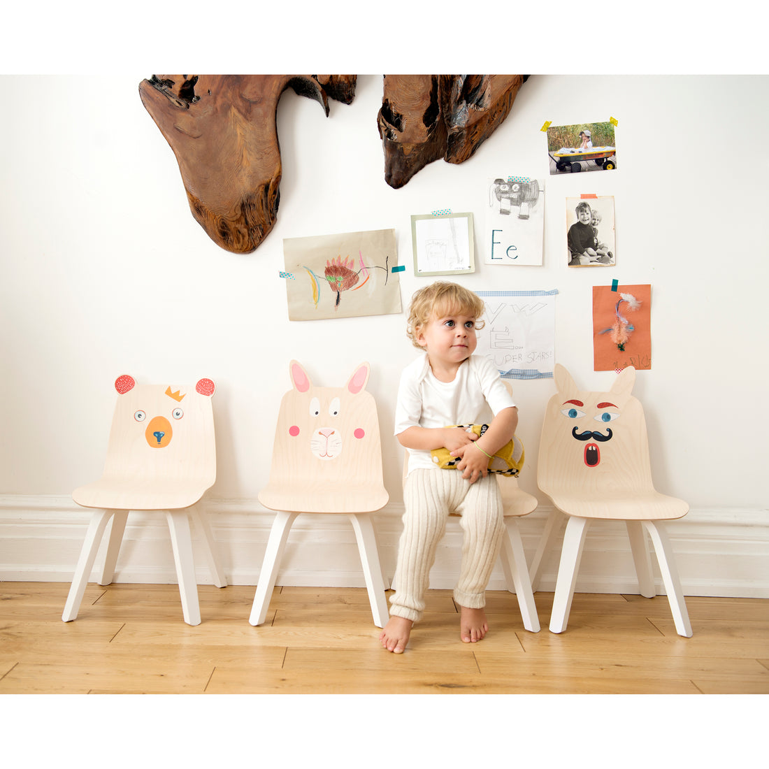 Oeuf Play Chair Rabbit Walnut (Pre-Order; Est. Delivery in 6-10 Weeks)