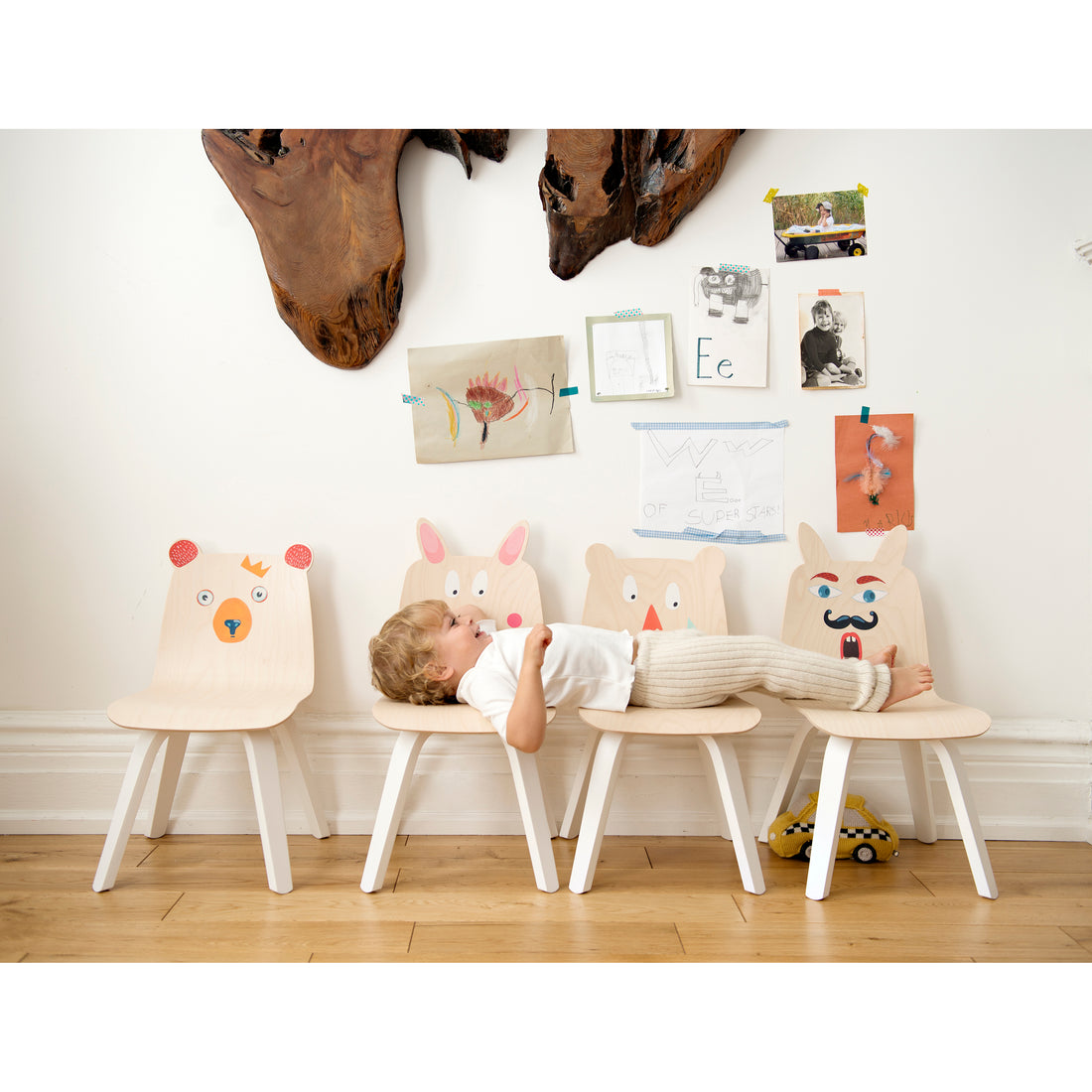 Oeuf Play Chair Rabbit Walnut (Pre-Order; Est. Delivery in 6-10 Weeks)