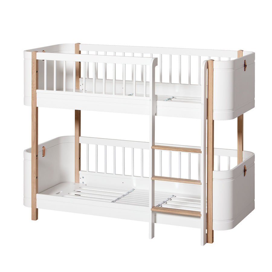 Oliver Furniture Wood Mini+ Low Bunk Bed White/Oak