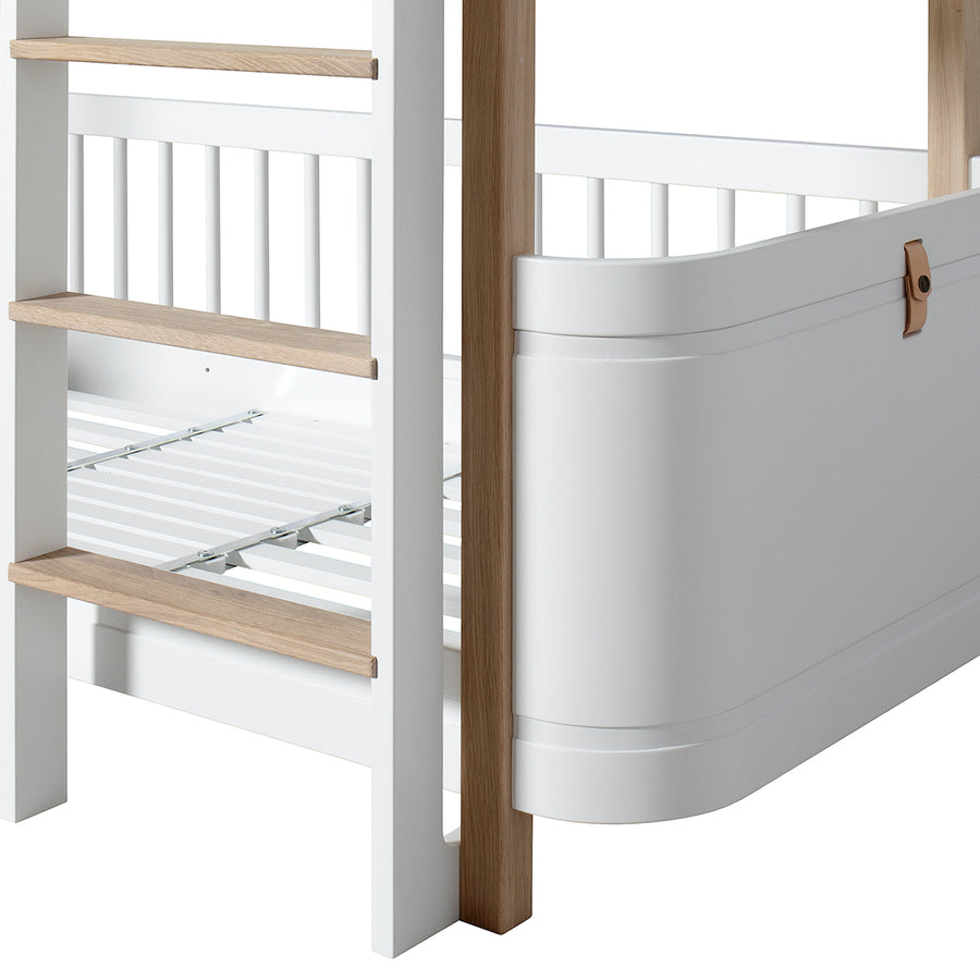 Oliver Furniture Wood Mini+ Low Bunk Bed White/Oak