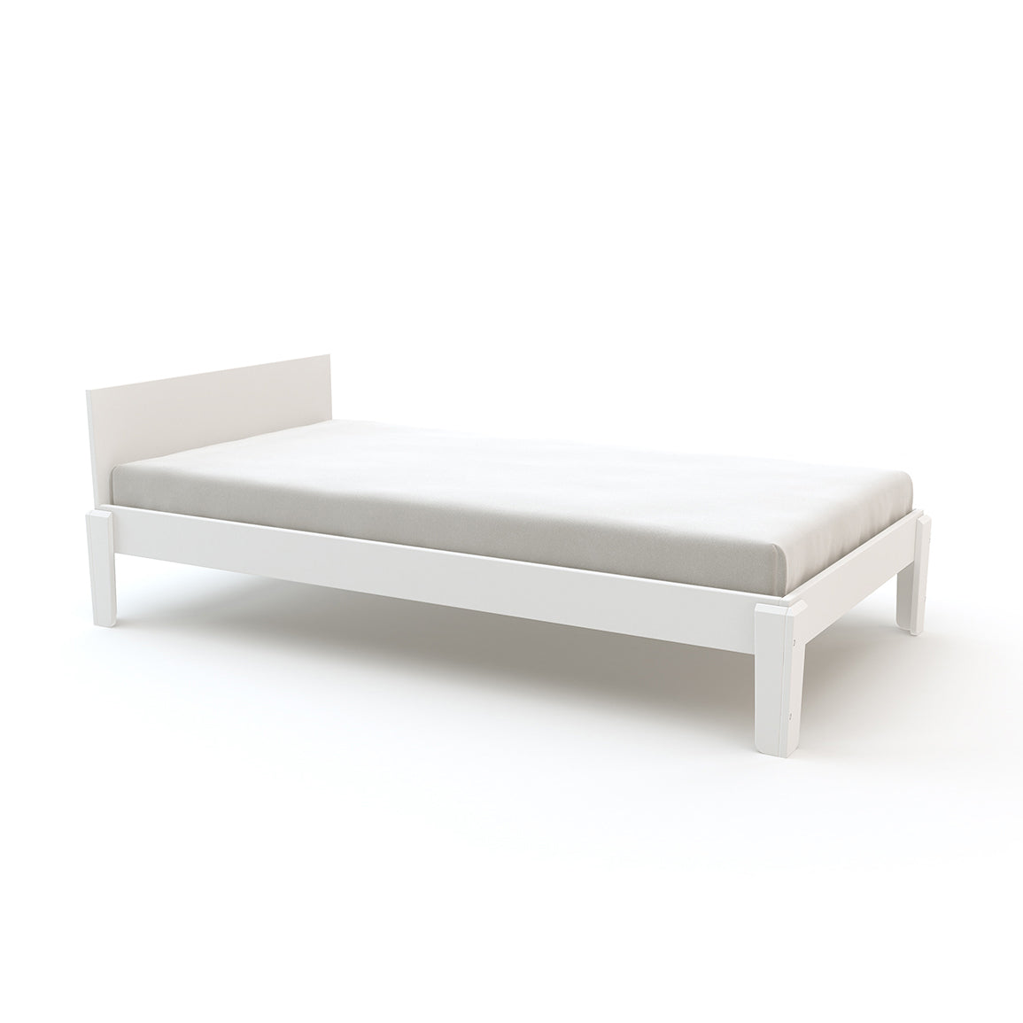 Oeuf Perch Twin Lower Bed White