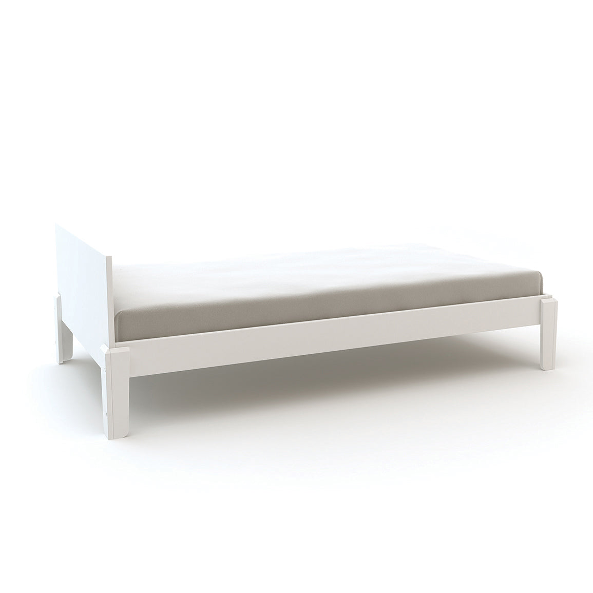 Oeuf Perch Twin Lower Bed White