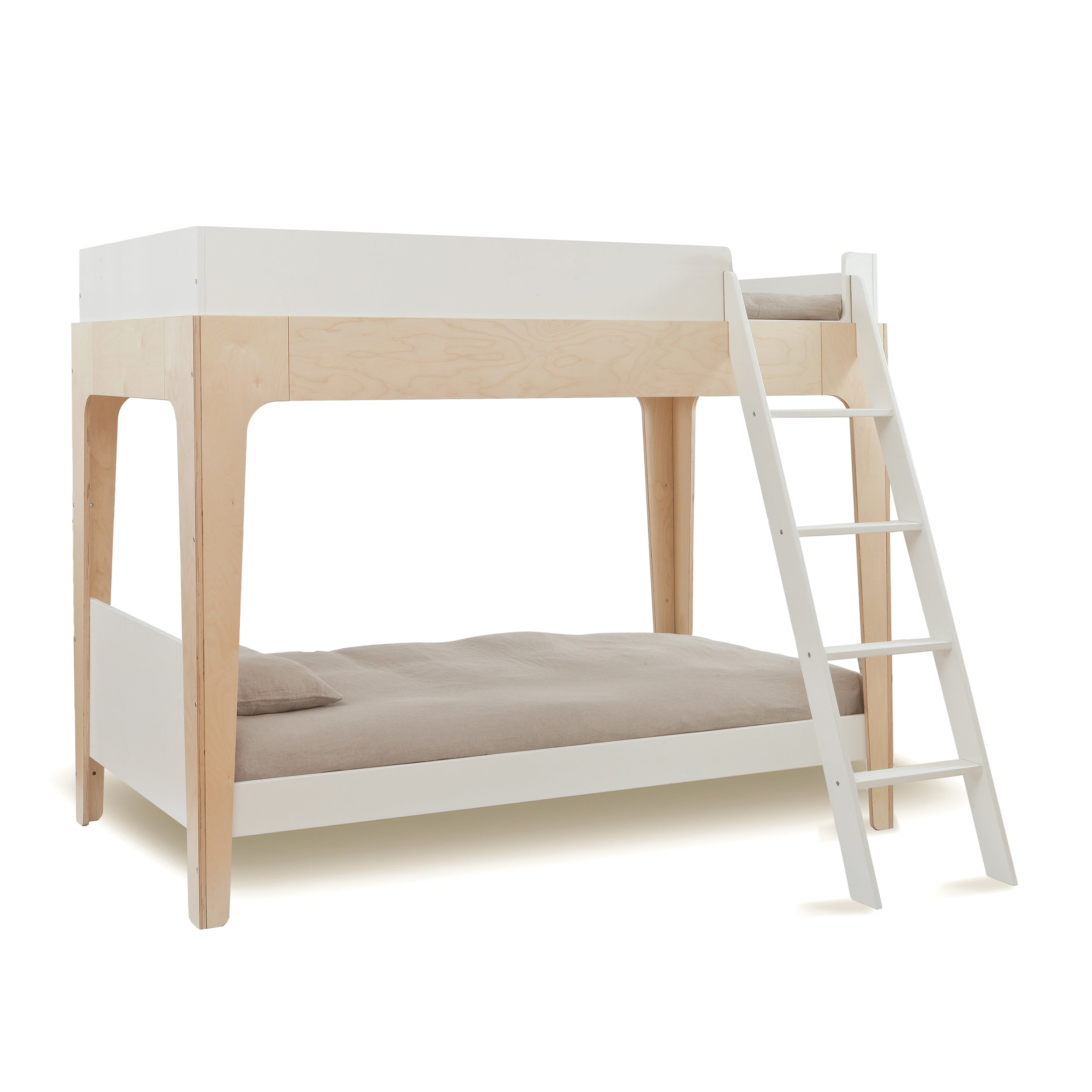 Oeuf Perch Twin Lower Bed White