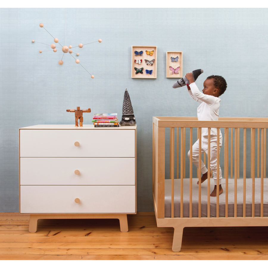Oeuf Sparrow Crib White (Pre-Order; Est. Delivery in 6-10 Weeks)