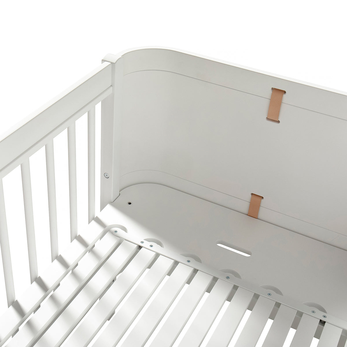 Oliver Furniture Wood Mini+ Cot Bed (With Junior Conversion Kit) - White