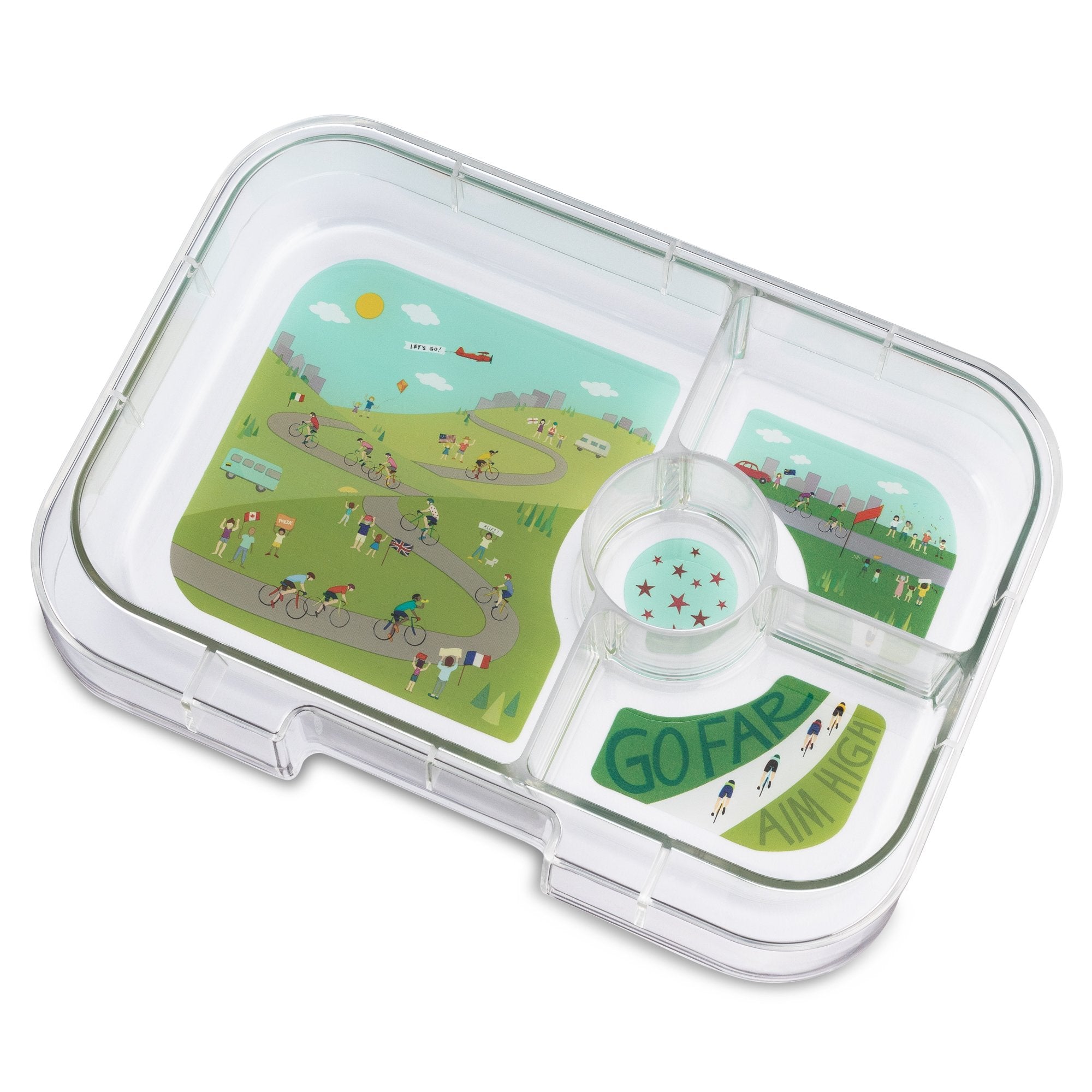 Yumbox Panino Wow Red 4 Compartment Lunch Box