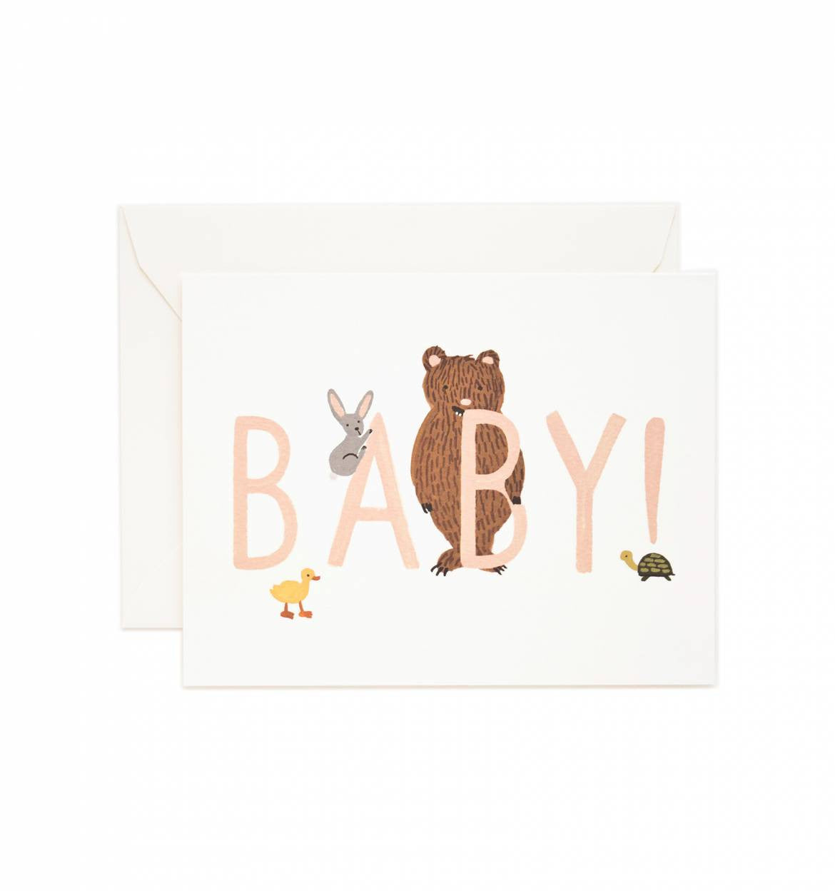 Rifle Paper Co Baby! Card - Peach