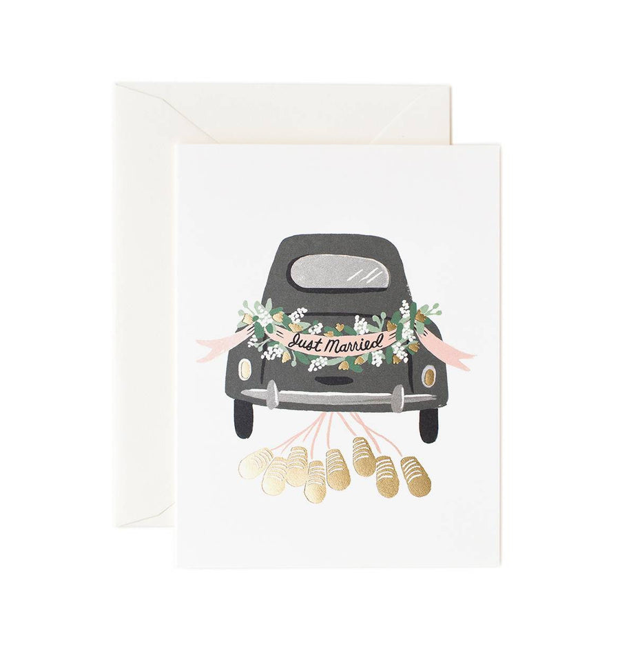 Rifle Paper Co Just Married Getaway Card