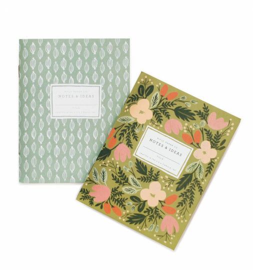 Rifle Paper Co 2 Moss Garden Pocket Notebook Set