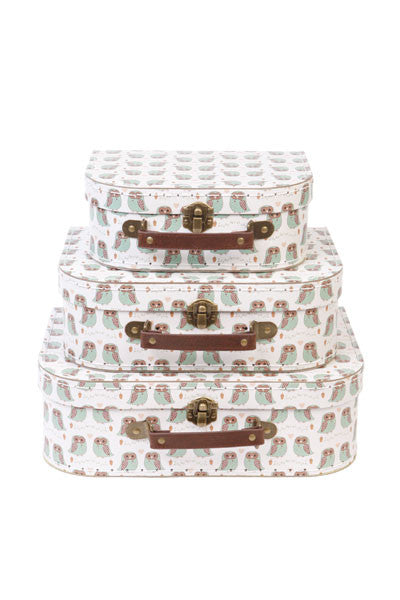 RJB Stone Forest Owl Suitcase