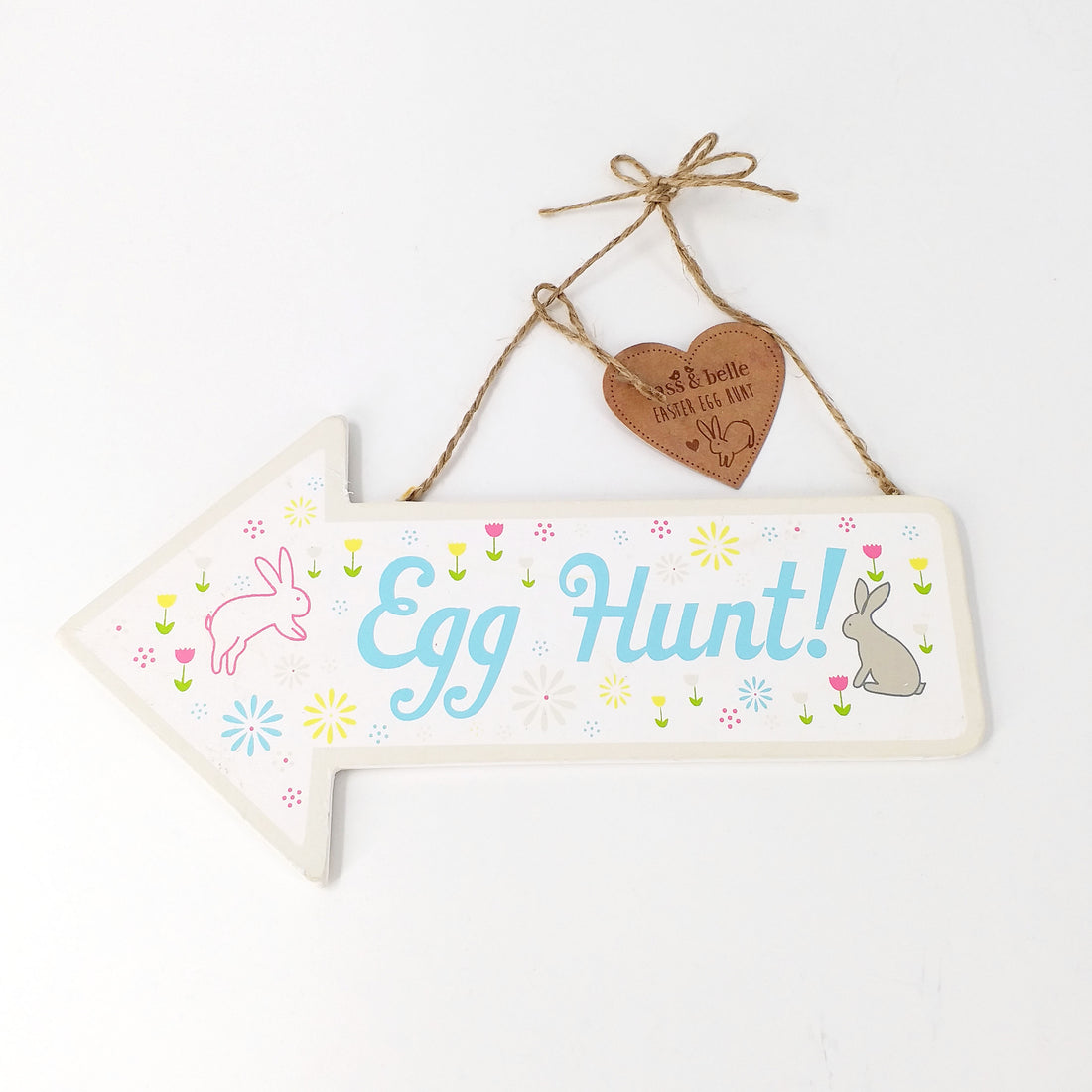 RJB Stone Daisie Easter Egg Hunt Arrow Sign