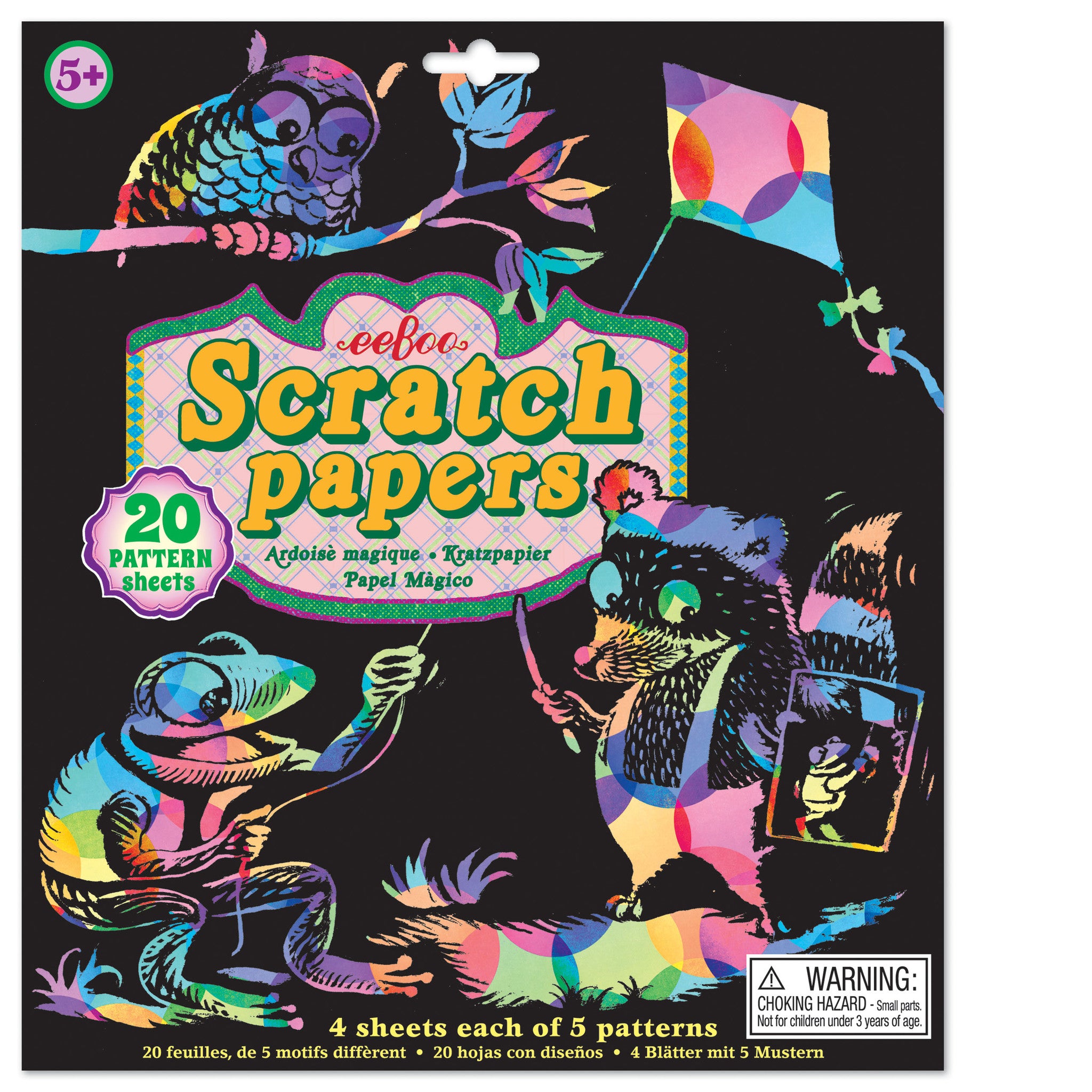 eeBoo Pattern Scratch Papers