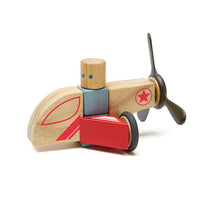 Tegu Stunt Team Skyhook Magnetic Wooden Block