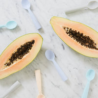 Miniware Training Spoon Set - Grey + Cotton Candy