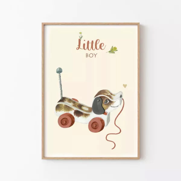 barnabe-aime-le-café-postcard-little-boy-barn-cartes-boy