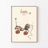barnabe-aime-le-café-postcard-little-boy-barn-cartes-boy