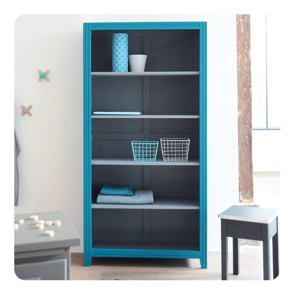 Laurette Bibliothèque Parisienne Bookshelf Grey / Rose (Pre-Order; Est. Delivery in 3-4 Months)