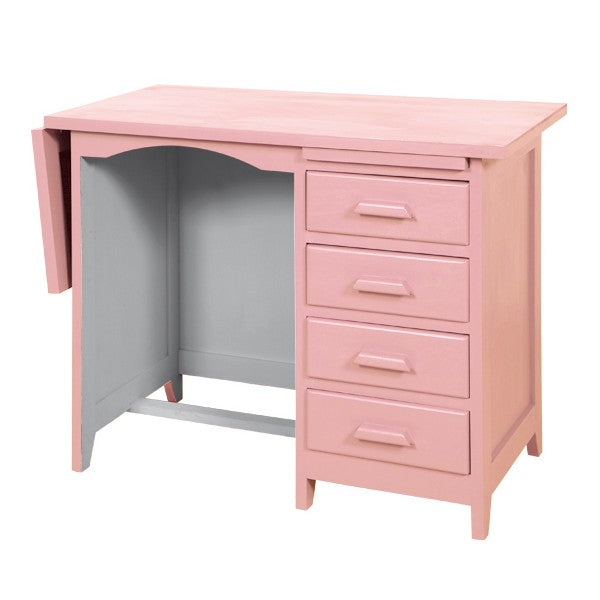 Laurette Bureau de Comptable Accountant Desk Rose / Grey (Pre-Order; Est. Delivery in 3-4 Months)