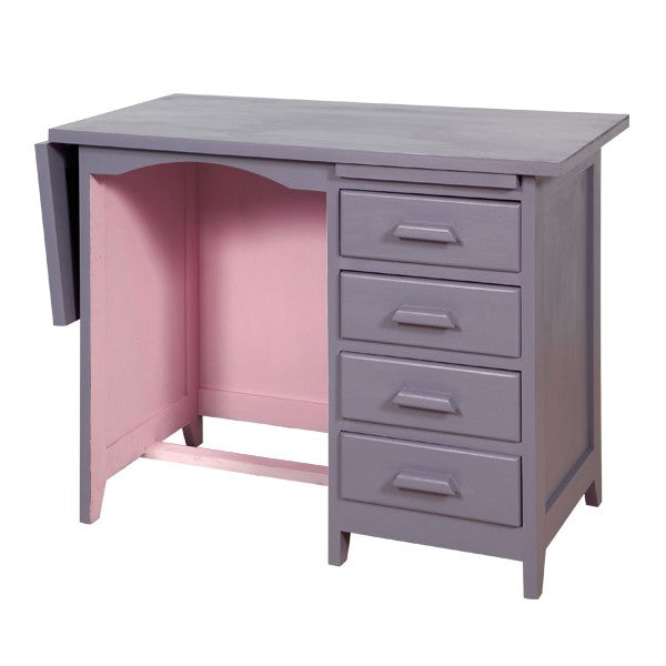 Laurette Bureau de Comptable Accountant Desk Purple / Rose (Pre-Order; Est. Delivery in 3-4 Months)