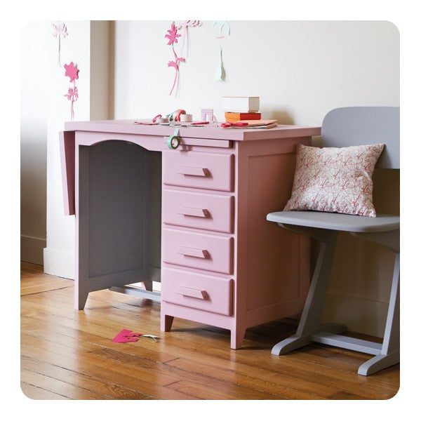 Laurette Bureau de Comptable Accountant Desk Purple / Rose (Pre-Order; Est. Delivery in 3-4 Months)