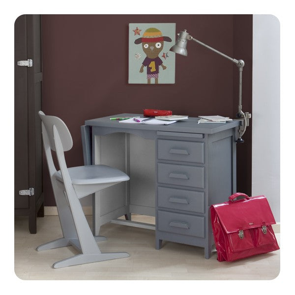 Laurette Bureau de Comptable Accountant Desk Rose / Grey (Pre-Order; Est. Delivery in 3-4 Months)