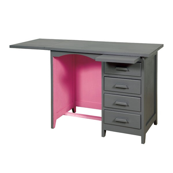 Laurette Bureau de Comptable Accountant Desk Purple / Rose (Pre-Order; Est. Delivery in 3-4 Months)