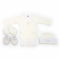 Cambrass Set New Born 4pcs Liso Beige
