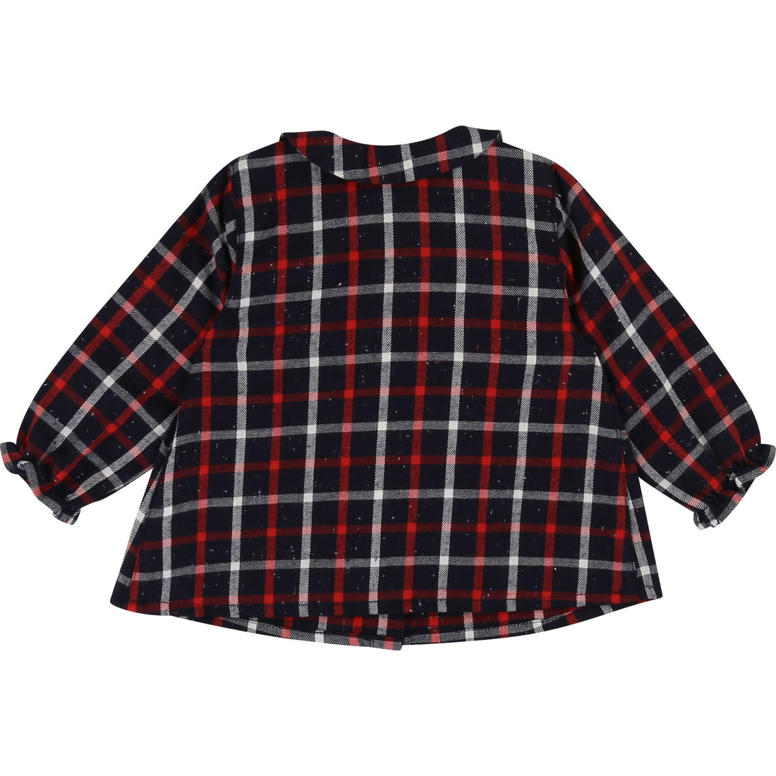 carrement-beau-ruffle-blouse-winter-navy-red- (2)