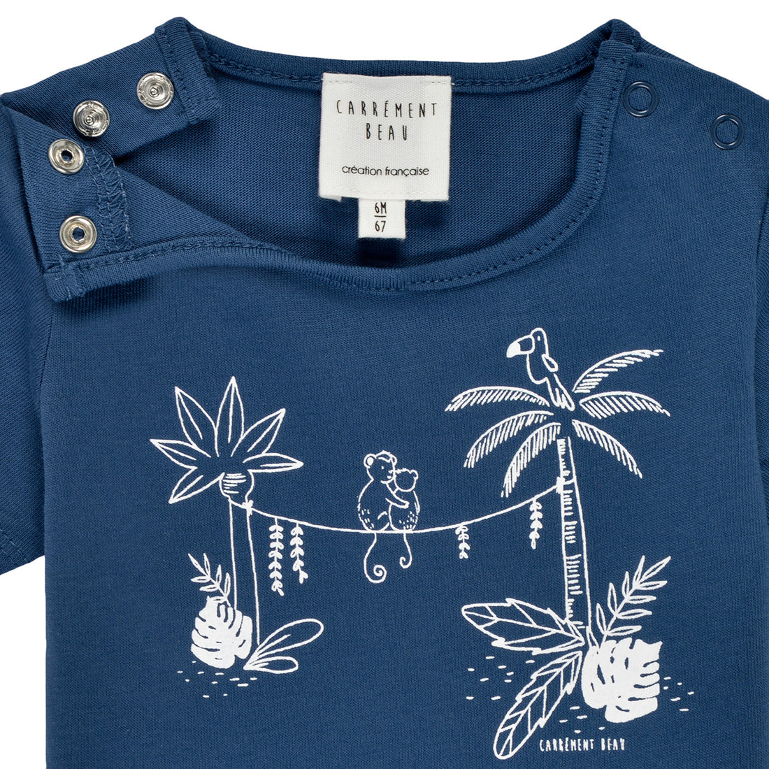 Carrement Beau Short Sleeves T-Shirt Spring 2 Blue