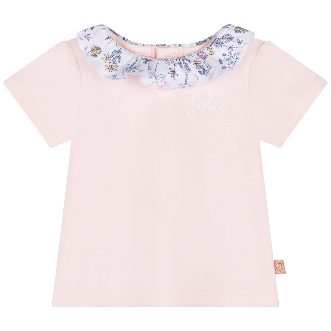 Carrément Beau T Shirt + Shorts Summer Newborn Pink White