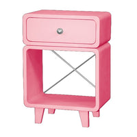 Laurette Chevet Zzz Bedside Table Rose (Pre-Order; Est. Delivery in 3-4 Months)